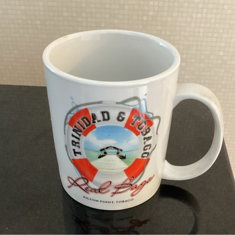 New Trinidad and Tobago Coffee Mug Real Bago Pigeon’s Point White